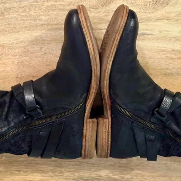 A.S.98 for Free People Tyler Ankle Boot - Black – Size 8 / 38 – NIB - RARE!